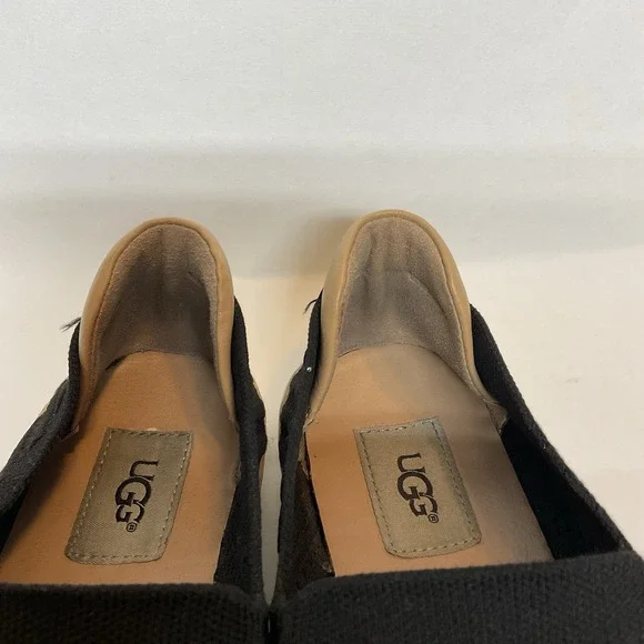 Ugg Sammy Knit Chevron Sneakers Women's Size 8.5 Black Lightweight Breathable - Picture 6 of 11